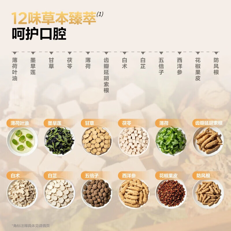 美口适牙粉草本健齿亮白牙粉去黄24小时清新口气洁净口腔防蛀护齿 1盒装 【体验装】 【官方旗舰 京质保障】