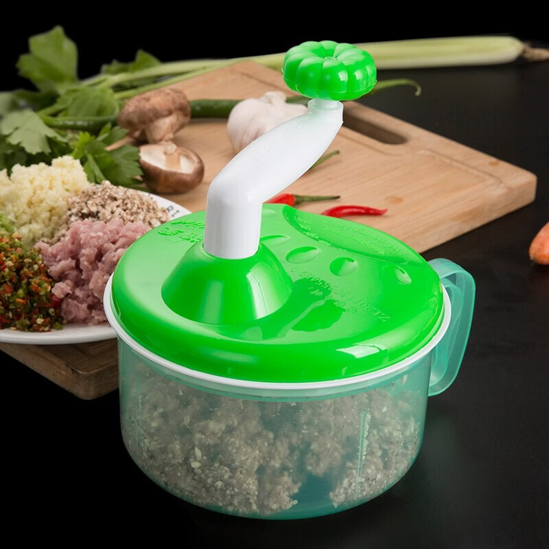 溥畔厨房多功能切菜器手动绞肉机绞菜搅碎菜蒜泥器绞馅搅蒜 升级款 京东折扣/优惠券