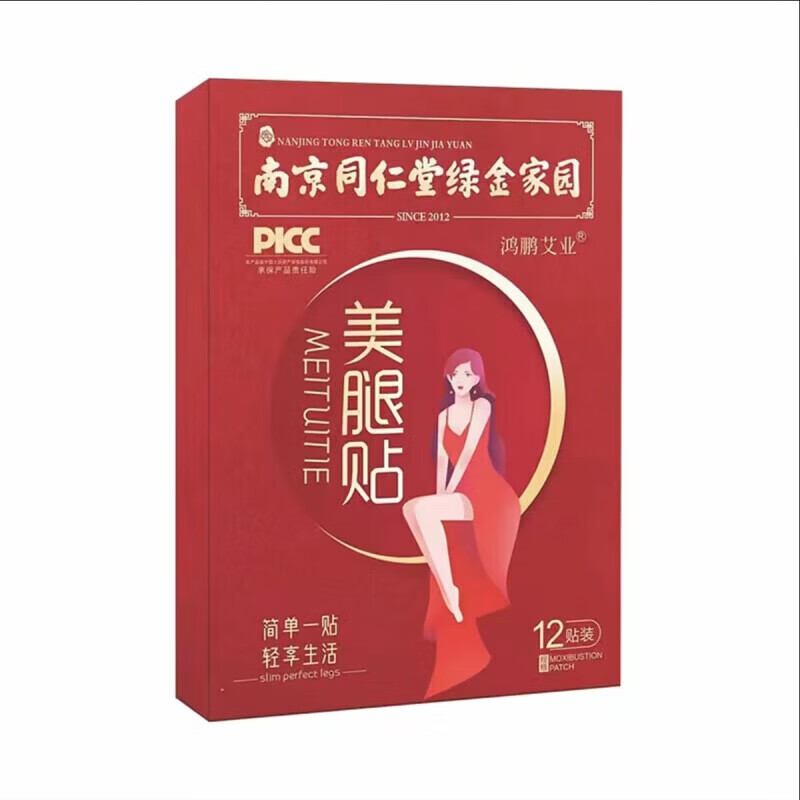 南京同仁堂瘦腿神器大腿小腿燃脂貼减大象腿根部脂肪美腿机消除学生粗腿肌肉 十盒装【筷子腿】特惠