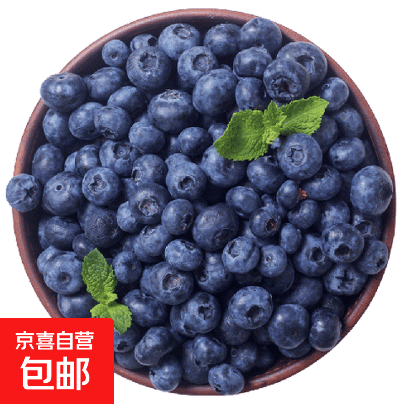 江苏蓝莓鲜果 时令水果生鲜 源头直发【专享价】 单粒果径12-15mm 净重12盒*100g带箱3斤