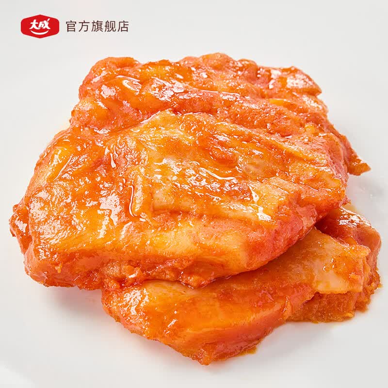大成早餐鸡腿排儿童早餐速食半成品鸡肉空气炸锅食材鸡腿肉烧烤汉堡排 奥尔良味1kg/10片+赠鸡米花【整切无骨腿排】