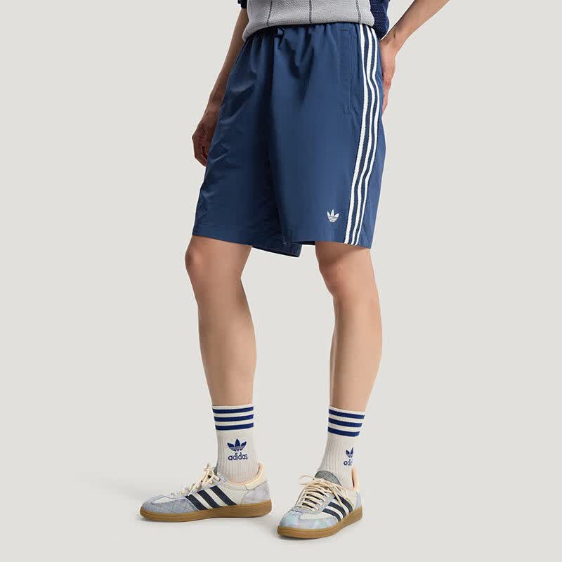 阿迪达斯（adidas）三叶草男裤 26春夏新款户外旅游沙滩裤舒适透气运动休闲短裤 KY3340 M