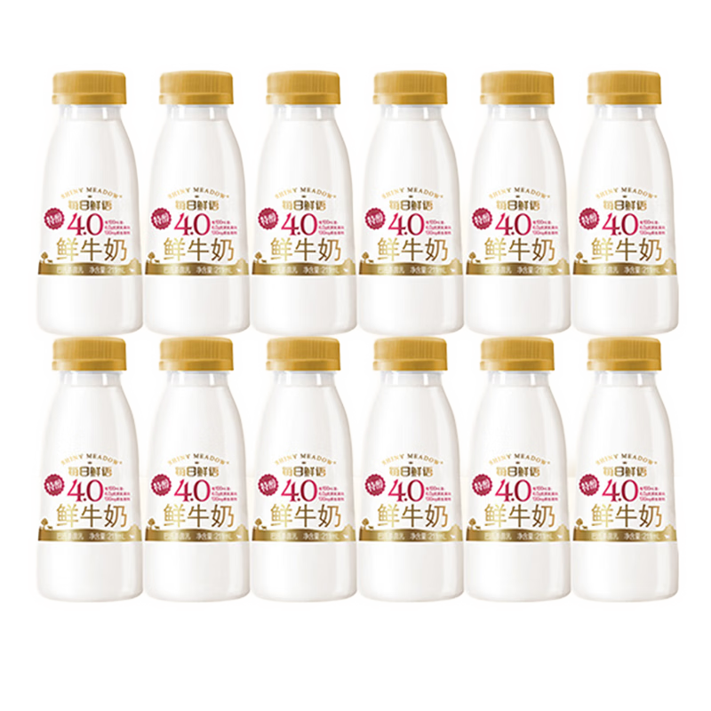 ÿ������ 4.0gȫ֬��ţ�� ƿװ ���´�ţ�� 211ml 12ƿ 59.9Ԫ