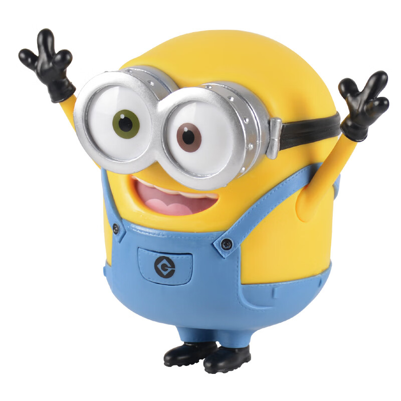 DESPICABLE ME MINION MADE正版小黄人公仔手办模型摆件发声玩具神偷奶爸系列节日生日礼物 发声凯文