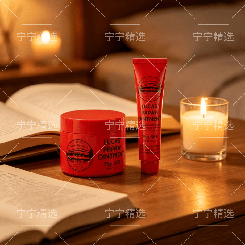 Lucas Papaw澳洲lucas番木瓜膏婴儿宝宝补水滋润无刺激四季家庭常备润肤红屁 1瓶100g(家庭常备)