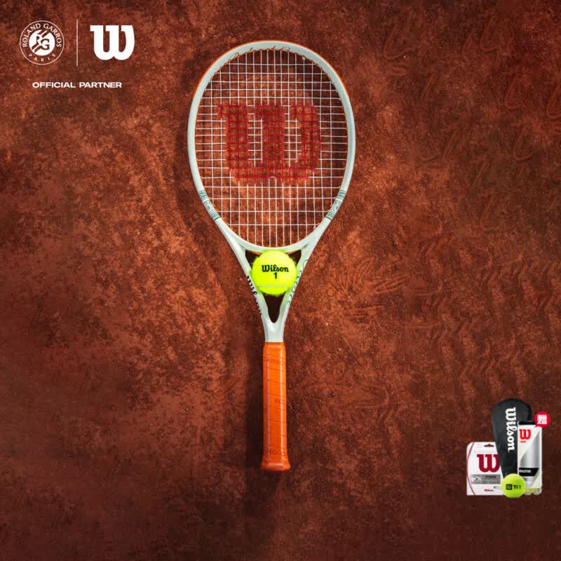 威尔胜（Wilson）官方2026新款法网联名系列全碳素专业拍 ULTRA/CLASH/PRO STAFF 【CLASH 100L V3】WR204411U 1号柄