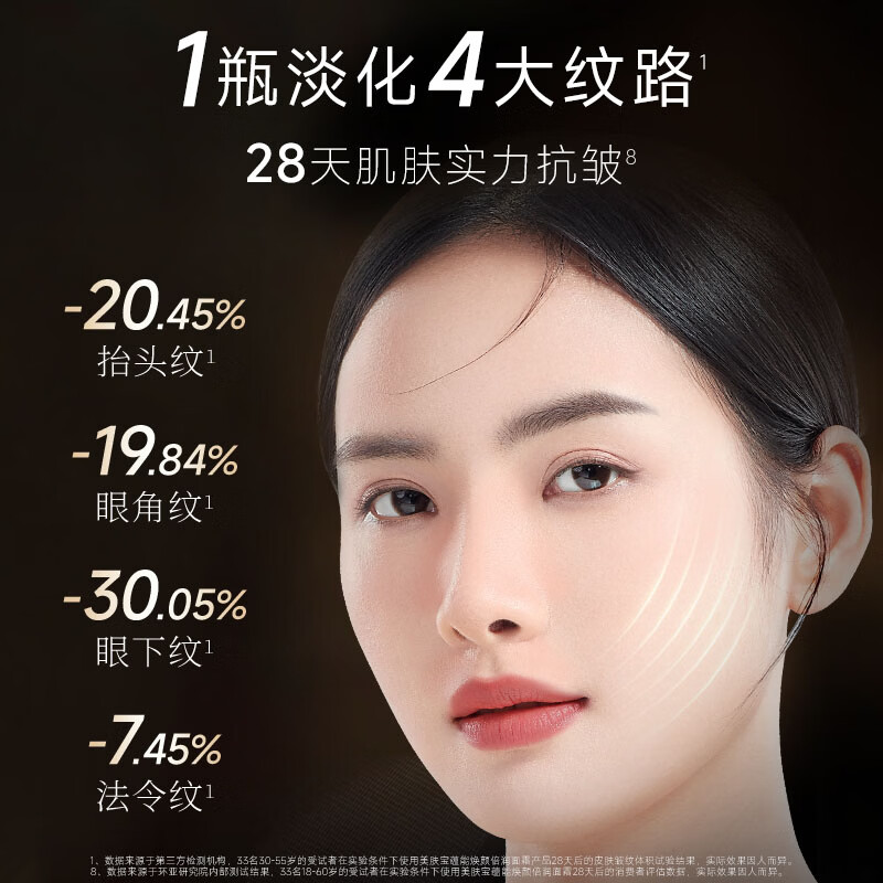 美肤宝面霜精华霜弹力紧致霜 提拉淡纹紧肤改善松驰细纹补水滋润护肤品 【高阶抗皱】黑绷带面霜50g*2