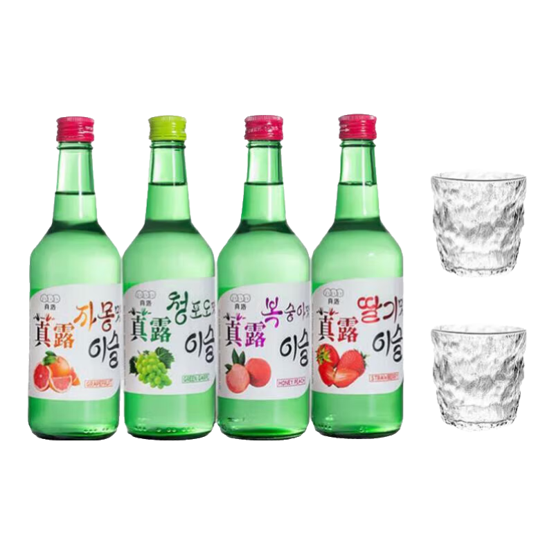 ���� ��ʽ¶���վƹ�ζ��� 4ƿ360ml+2���Ʊ� ������ζ