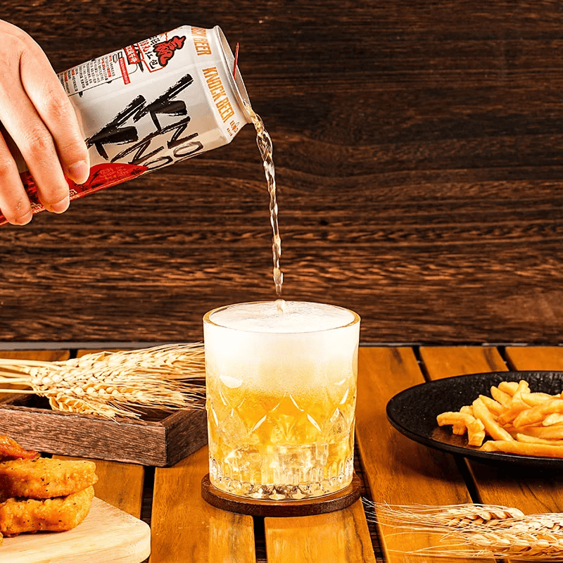 奥兰小红帽中式精酿啤酒传统工艺德式精酿比利时风味白啤冰糖葫芦啤酒 经典原浆啤酒 500ml 12罐*2件