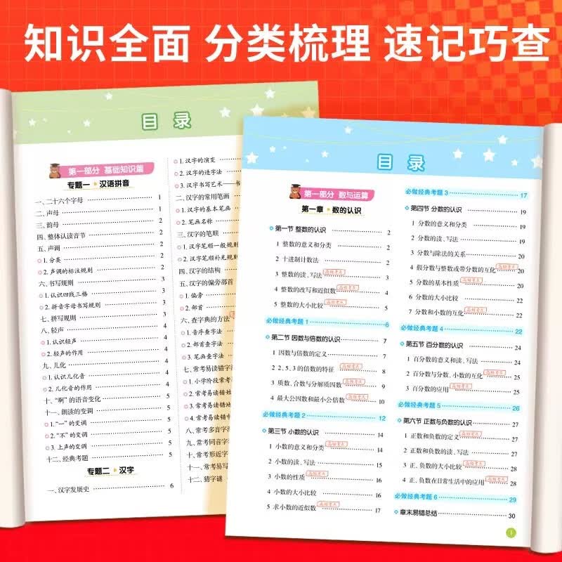 当当【提分兽】26秋新版小学核心知识大盘点汇总语文数学英语小学基础知识大全小升初总复习归纳总结清单必背考点人教版一二三四五六年级一本知识点 【语文】核心知识大盘点 小学通用
