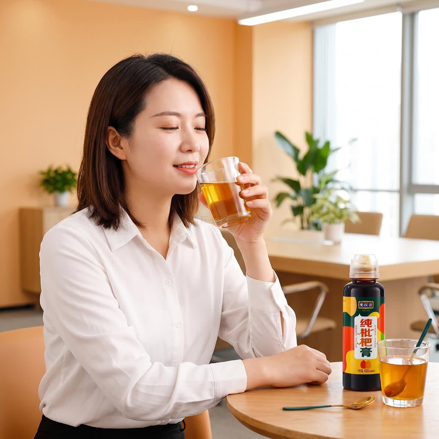 恩济堂纯枇杷膏480g北京特产传统药食同源滋补礼品儿童宝宝通用伴手礼物 纯枇杷膏 480g*1瓶