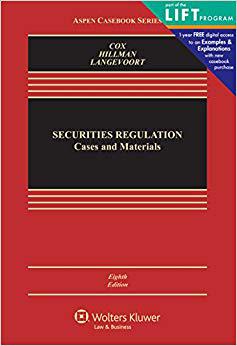 【预订】securities regulation