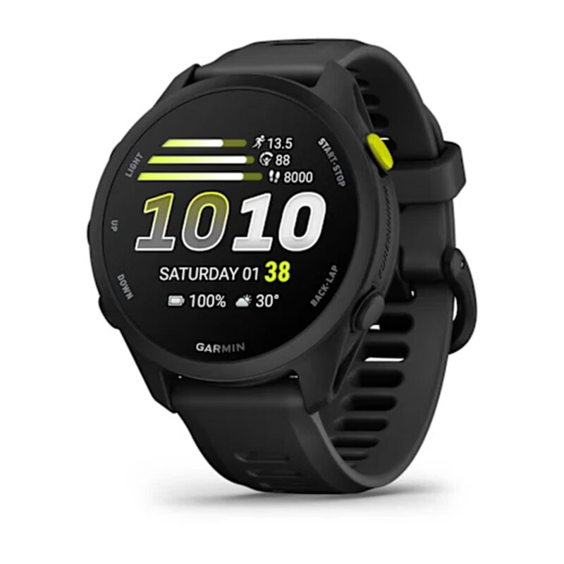 佳明（GARMIN）Forerunner 70系列运动手表 心率监测  智能手表长续航  女性健康 黑色/Black