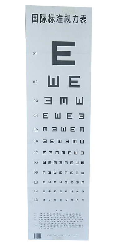 国际标准视力表