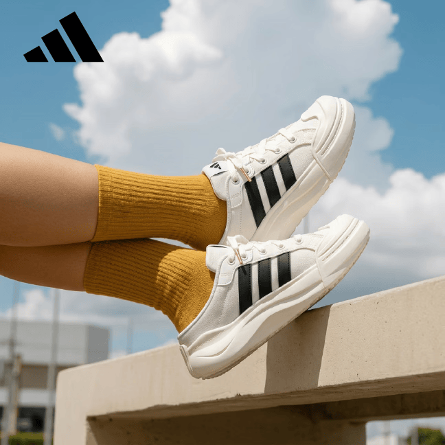阿迪达斯（adidas）男女鞋运动型格系列MAXXCOURT MULE运动休闲鞋LA4473 白色 38