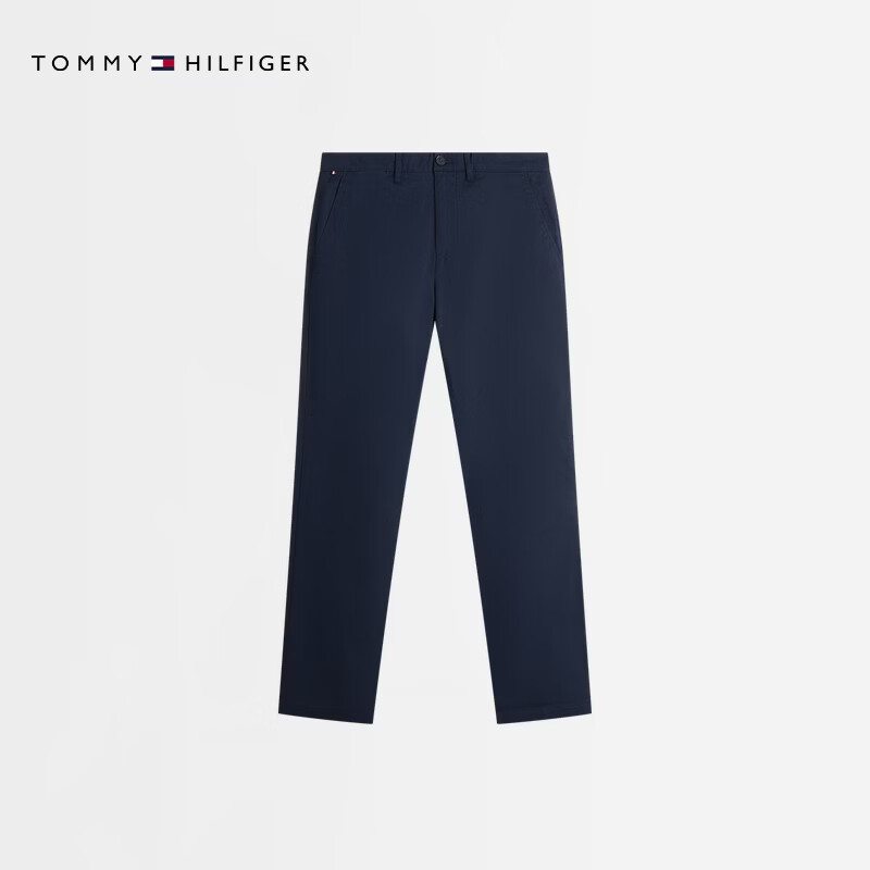 Tommy Hilfiger【弹力直筒】26春夏新款男装潮流多色通勤商务西裤休闲长裤 深海军蓝DW5 -直筒版-拍大一码 40 (3.1尺)