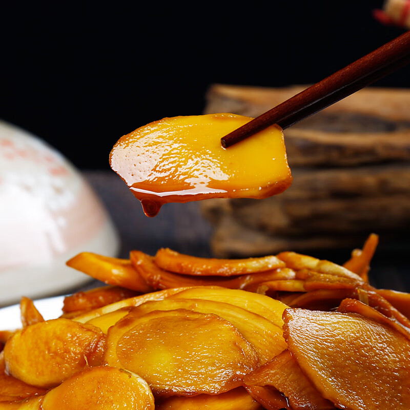 健到 腌生姜醋泡生姜酱油腌制咸菜即食新鲜山东特产农家手工500g