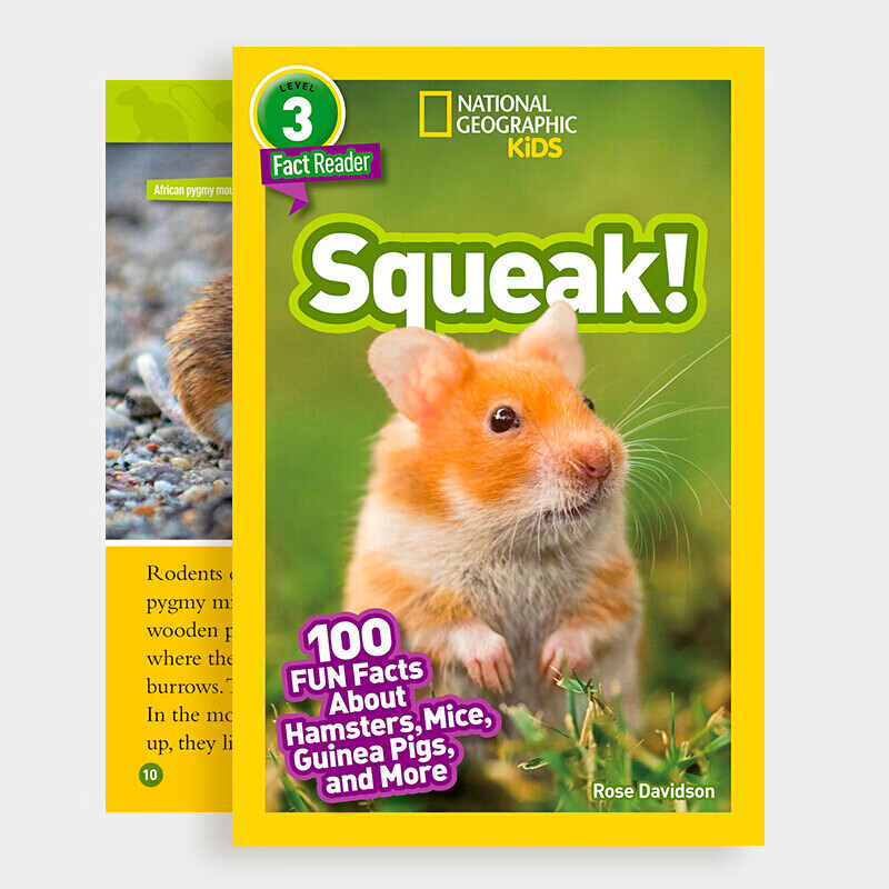 现货 national geographic readers: squeak!