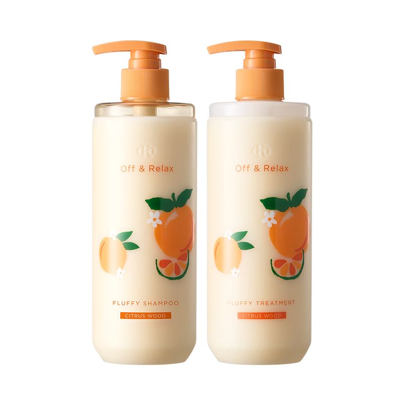 Off&Relax【双11现货】橙木香氛限定蓬松洗护套装350ml*2 or持久控油柔顺
