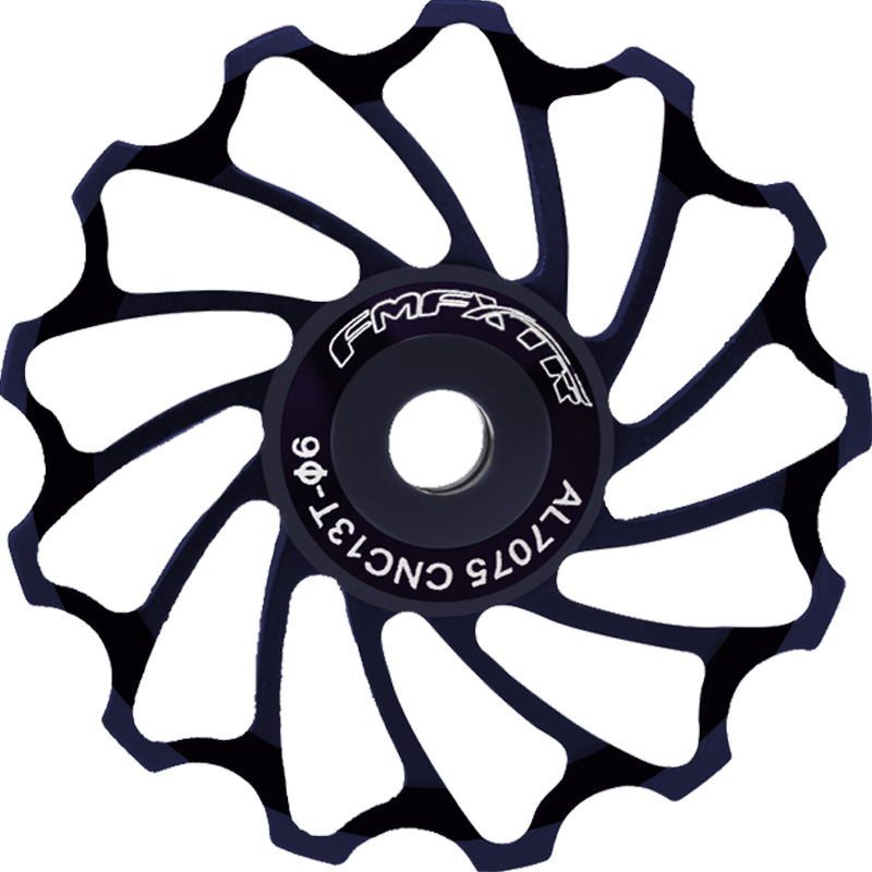 山地车自行车后拨导轮陶瓷轴承培林11t/13齿变速拨链导向轮张力轮 13t