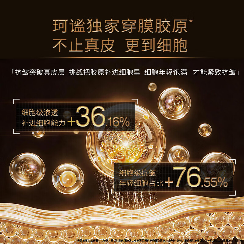 珂谧重组胶原蛋白金珠抗皱葆龄霜紧致保湿舒缓面霜 50g