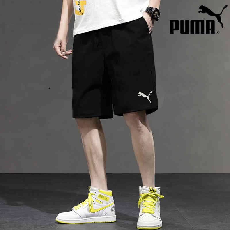 彪马（PUMA）短裤男  跑步健身训练运动裤针织休闲裤子 S