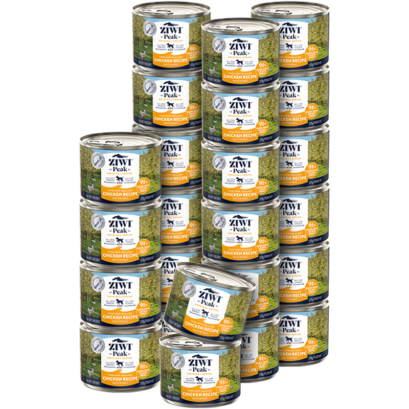滋益巅峰（ZIWI）狗主食罐头170g*24罐鸡肉口味新西兰进口