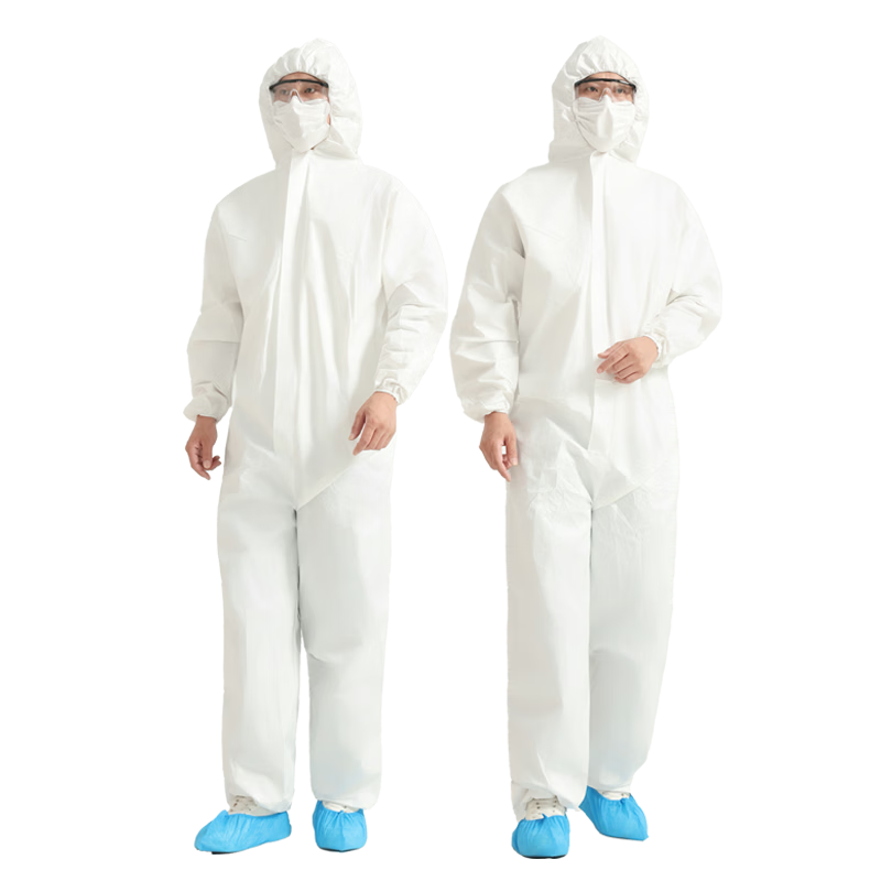 藏百年医用一次性隔离衣连体全身式连帽衣防护隔离服工业防水防尘孕妇服