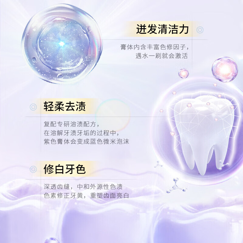 【厂家直供】去渍牙膏清新口气去牙渍去黄祛渍 专研去渍美白牙膏100g