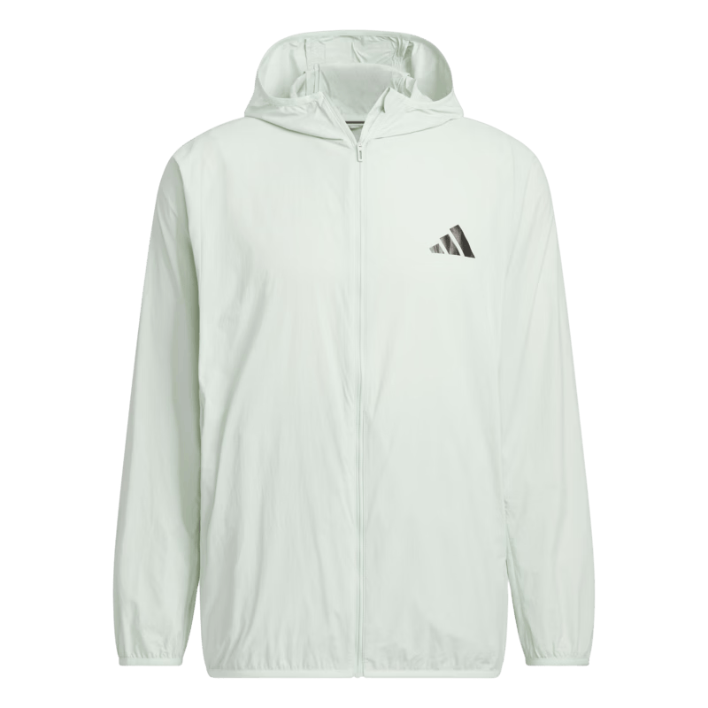adidas拒水凉感UPF50+连帽防晒衣皮肤衣男女阿迪达斯官方
