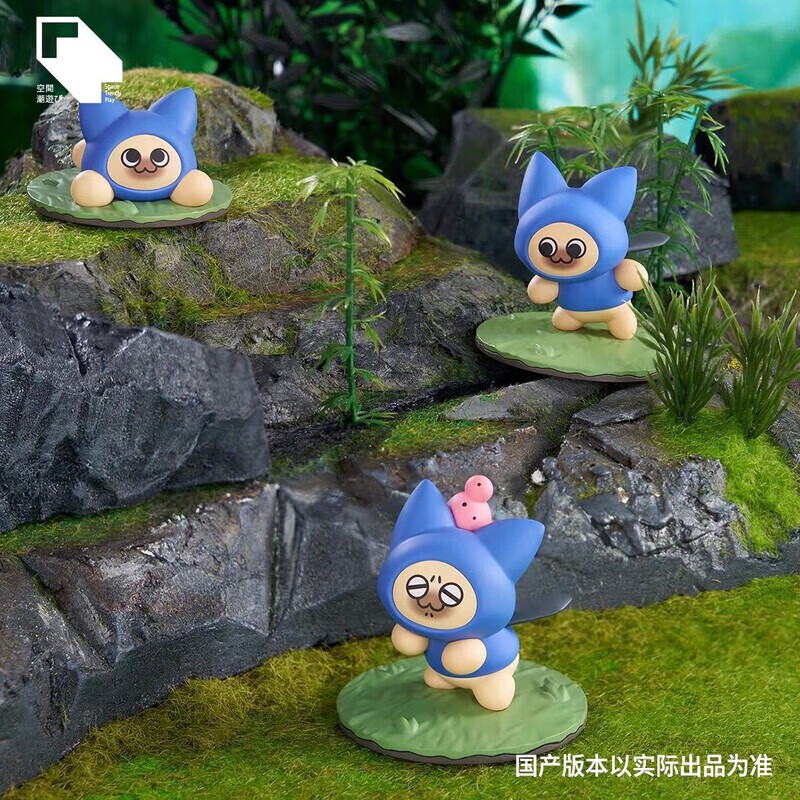 CLCEY怪物猎人崛起周边自制 艾露猫 呆猫猫系列 q版摆件套装礼物 艾露 艾露猫套装6个 仅剩18件