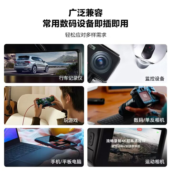 CAT CAPTAIN(猫船长)618狂促销 高品质TF内存卡微单反摄影支持4K超清无人机拍摄专用耐用高传输内存卡120M/s 招财猫金卡512GB(新店特惠赠送128GB)