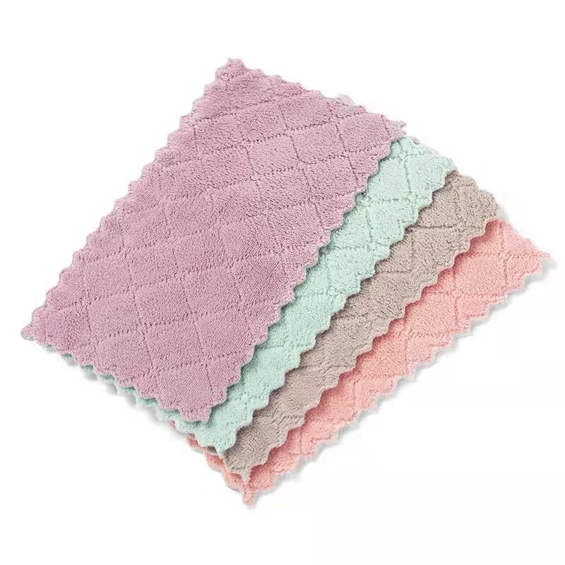 双面双色抹布清洗布洗碗家用抹布清洁布百洁布家用百货抹布 14cm*21cm【15条】