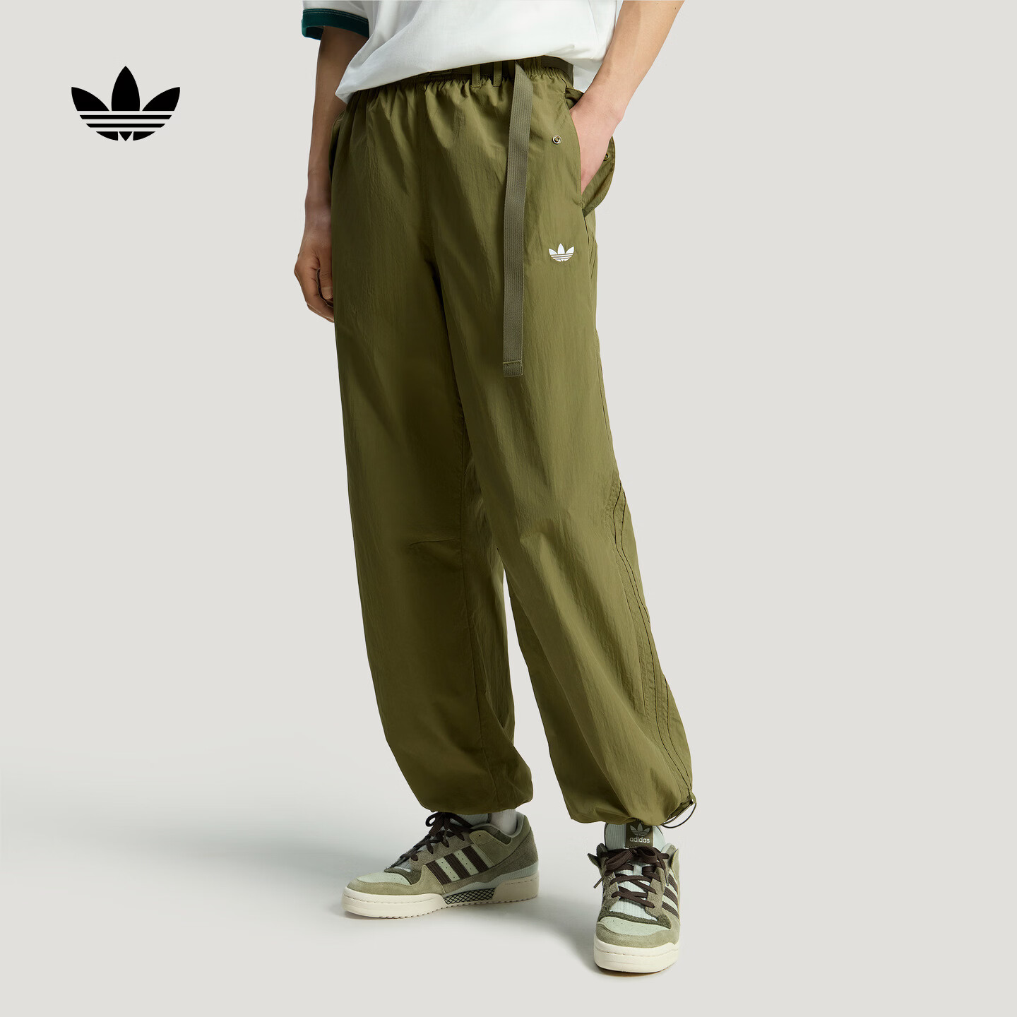 adidas工装风潮流百搭日常宽松运动裤男春季阿迪达斯三叶草