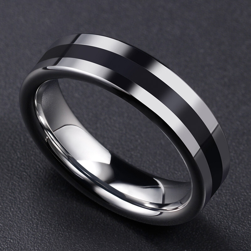 霸气复古黑道氚气单身食指指环日韩青少年饰品 美7号(指围55-56mm)