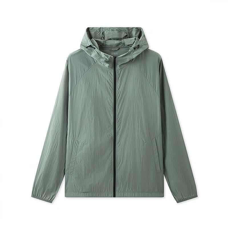 森马(Semir)【防晒服福袋】夹克男防晒服UPF50+连帽外套夏季轻量便携上衣 A款-深绿40758 L