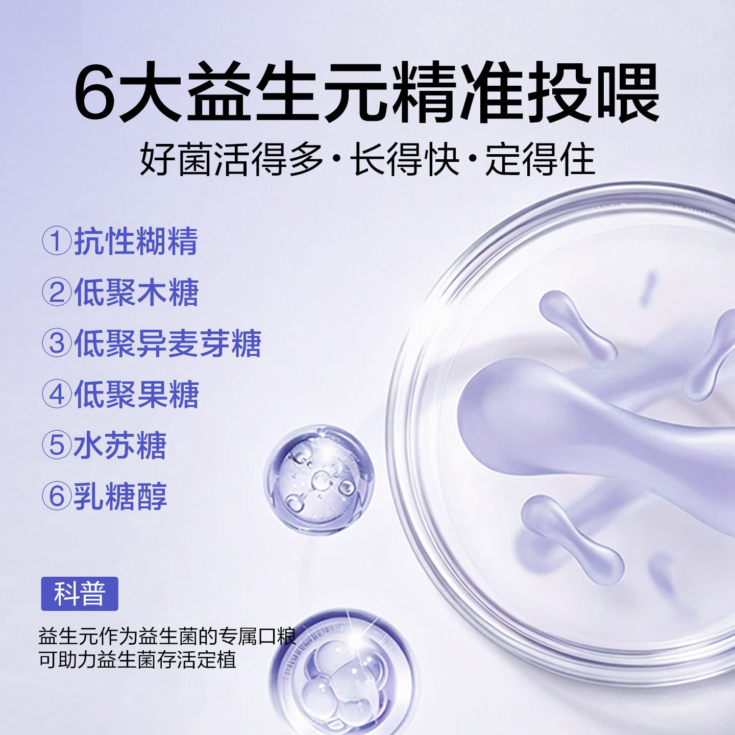 WEBIO【1000亿活菌 肠道菌态平衡】微蓓儿三生元即食型益生菌粉2g*28袋