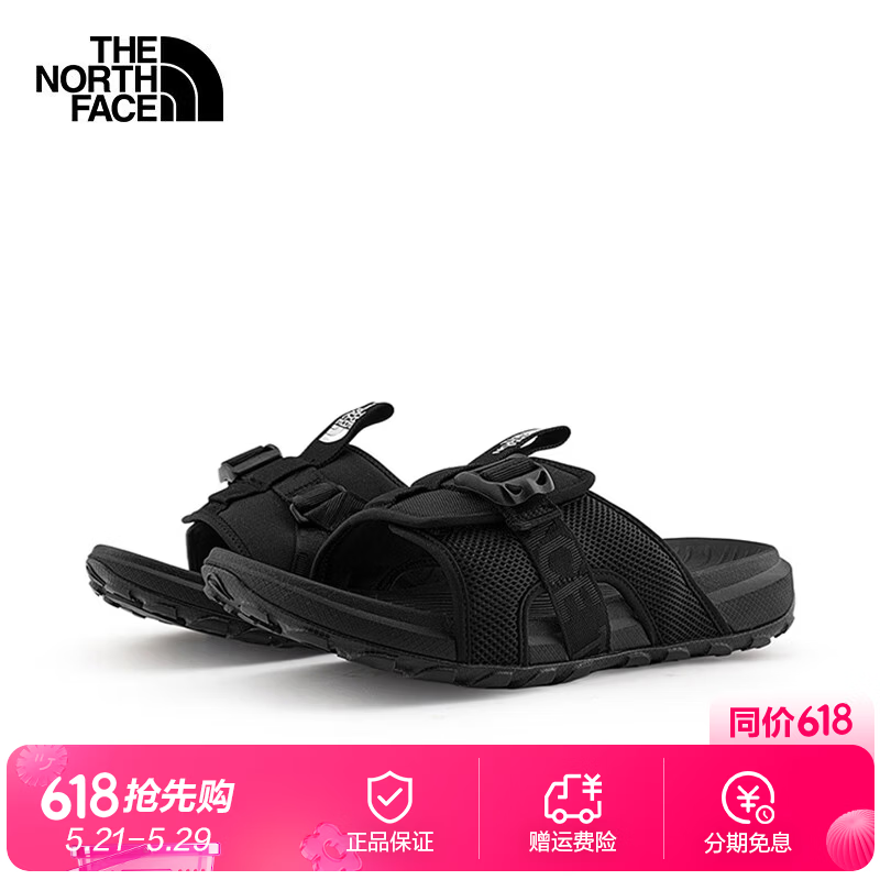 北面（The North Face）26春夏北面沙滩鞋男鞋户外露营旅行轻便抓地耐磨舒适沙滩鞋8A8Y KX7 42 (270mm) /9