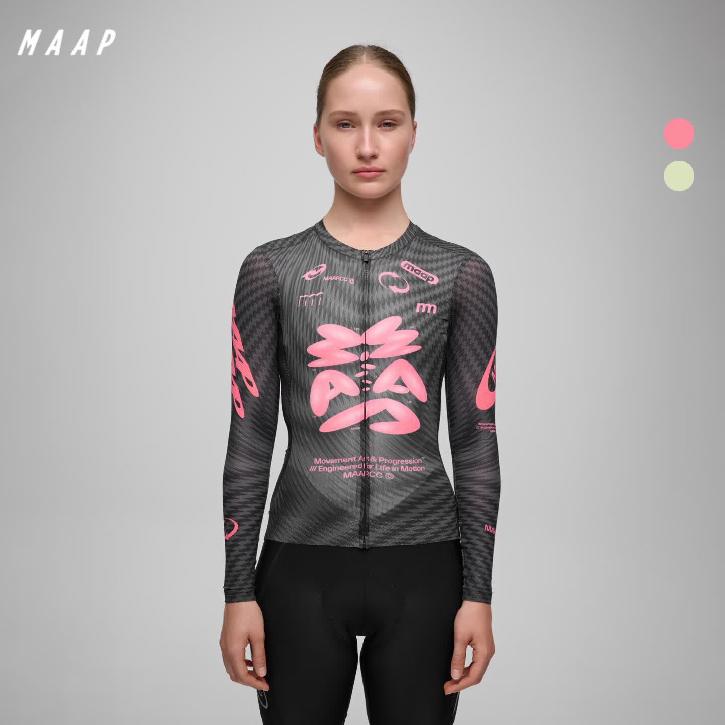 MAAP【新品】女士 SPECTRUM 长袖骑行服夏季排汗透气专业公路车骑行服 玫瑰棕 S