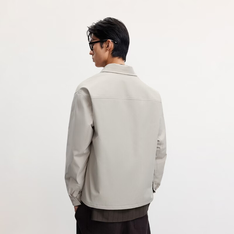 杰克·琼斯（JACK&JONES）反季男士潮流羽绒服外套 225323005C02伦敦雾 M （175）