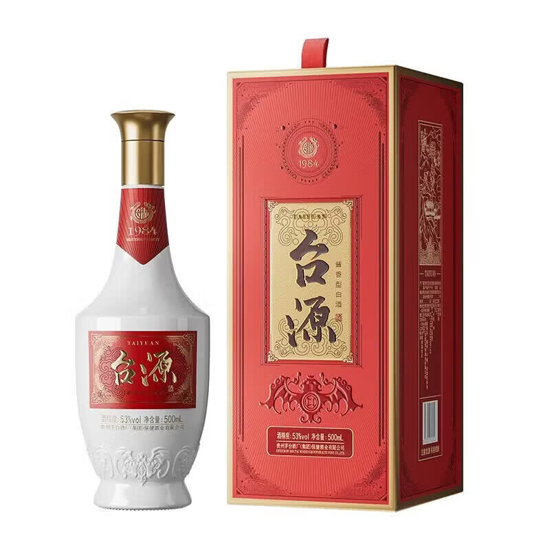 台源酱香型粮食酒53度500ml6瓶整箱 53度 500mL 6瓶 整箱装