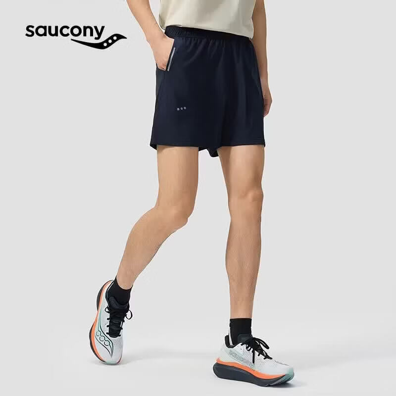 SAUCONY官方男子户外运动休闲吸湿排汗跑步透气短裤