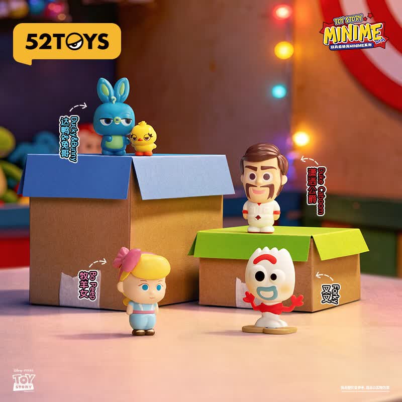 52TOYS玩具总动员5系列Minime巴斯光年盲盒萌粒摆件男生女生生日礼物 3只装 (随机发 不接受指定)