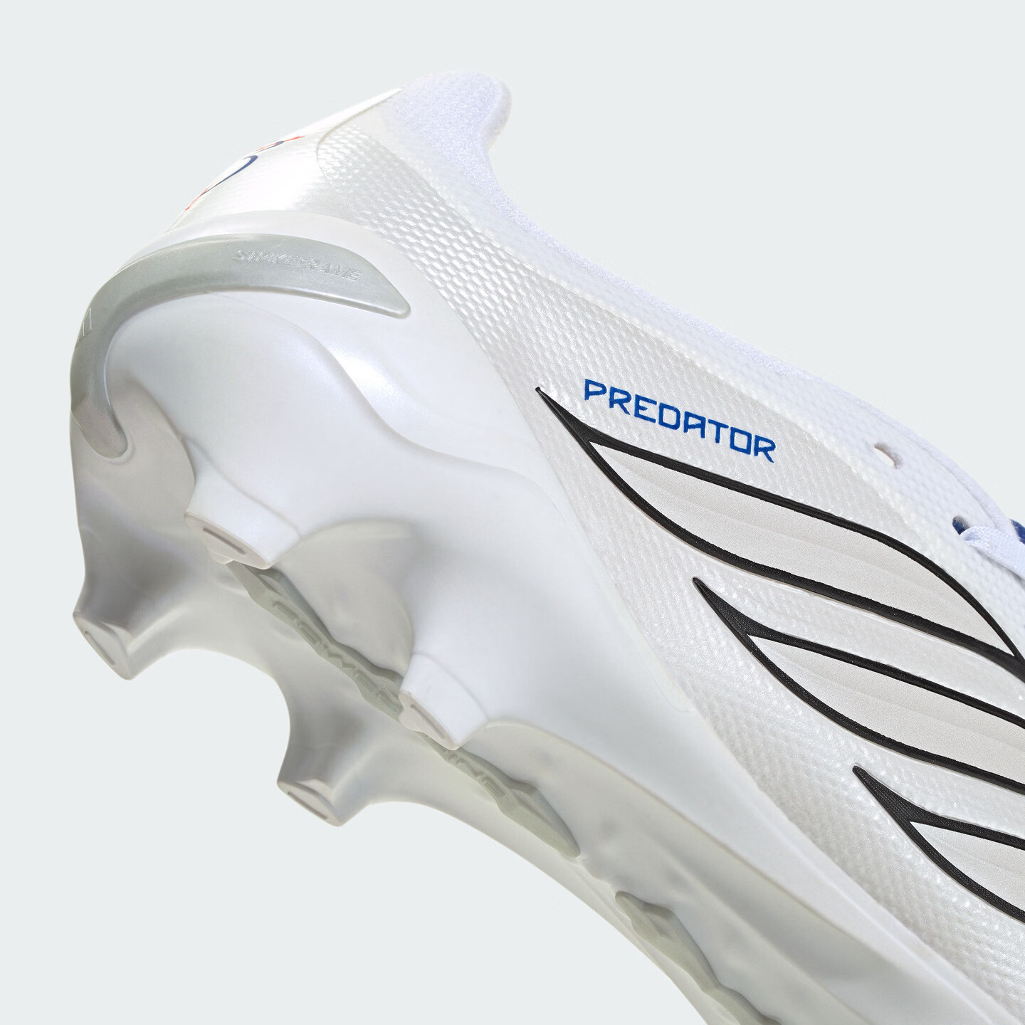 adidas PREDATOR LEAGUE FT FG天然硬草地长钉足球鞋男女阿迪达斯 白/白金属/皇家蓝 44.5
