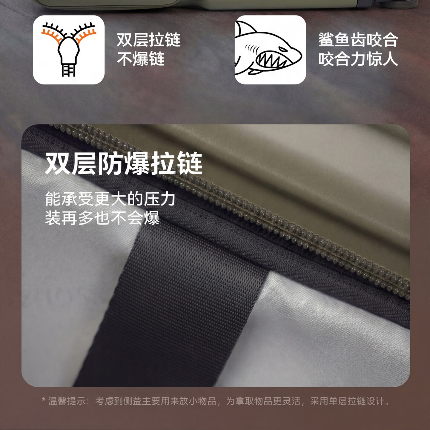 ASSODA2026新款前开口侧盖行李箱纯PC静音轮登机带扩展层拉杆箱20英寸 芥末黄 20英寸 -【可登机】可放15.6寸电脑