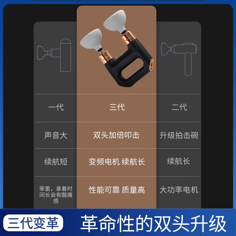 氧睦电动鼓压拍痰器按摩排痰辅助器老人咳痰拍背神器拍嗝扣背拍痰杯 【顺丰包邮】三代氧睦排痰仪