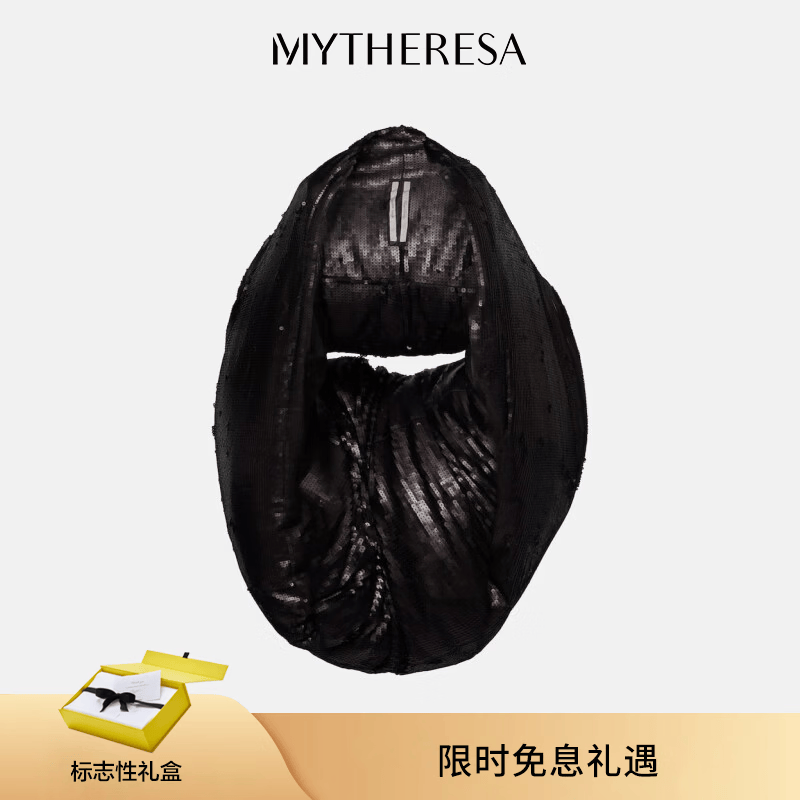 瑞克·欧文斯（RICK OWENS）【限时折扣】 女士 亮片羽绒夹克 P00855918 黑色 均码 均码
