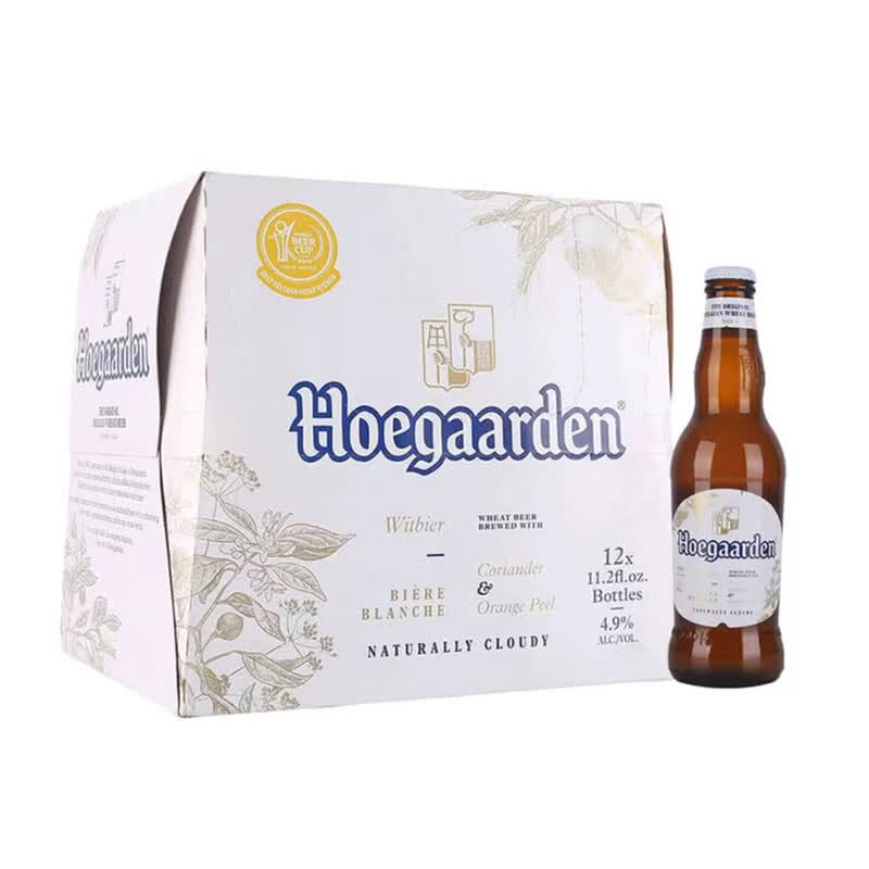 福佳(Hoegaarden)比利时进口福佳白啤酒330ml玻璃瓶装小麦精酿经典白啤酒整箱聚餐 【回购爆款】经典白啤酒 330ml*12瓶(整箱)