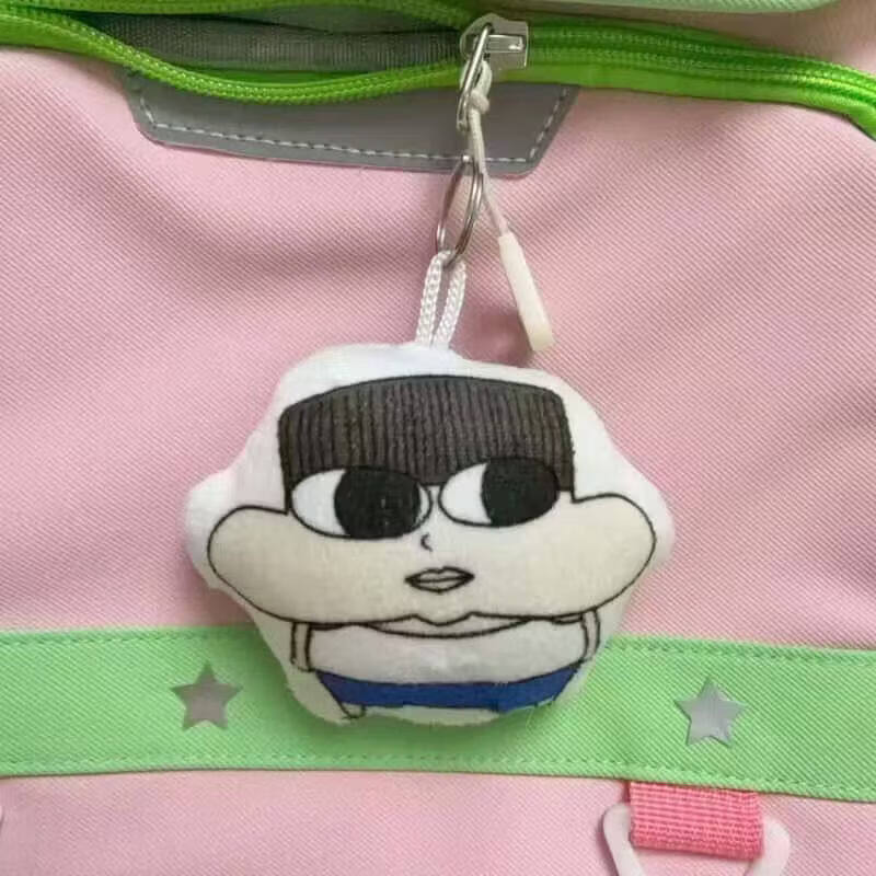 燃烧我的卡路里语音挂件小品一家人发声毛绒玩偶卡通钥匙扣挂件 3个装发声玩偶挂件