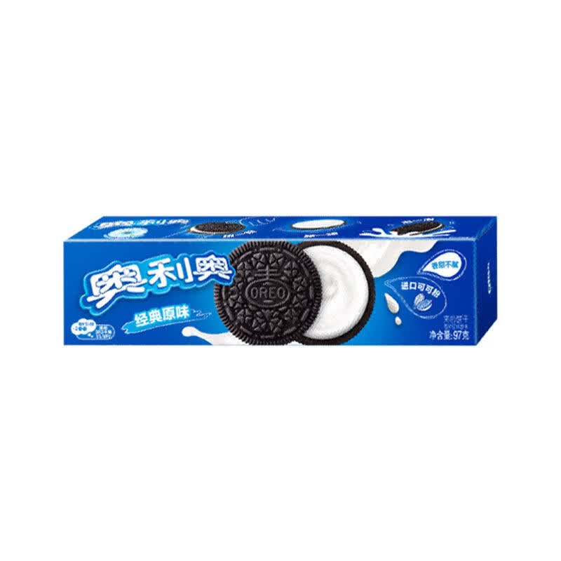 奥利奥（Oreo）夹心饼干原味草莓巧克力宿舍解饿零食儿童解馋休闲食品小吃 【经典】原味97g*1盒